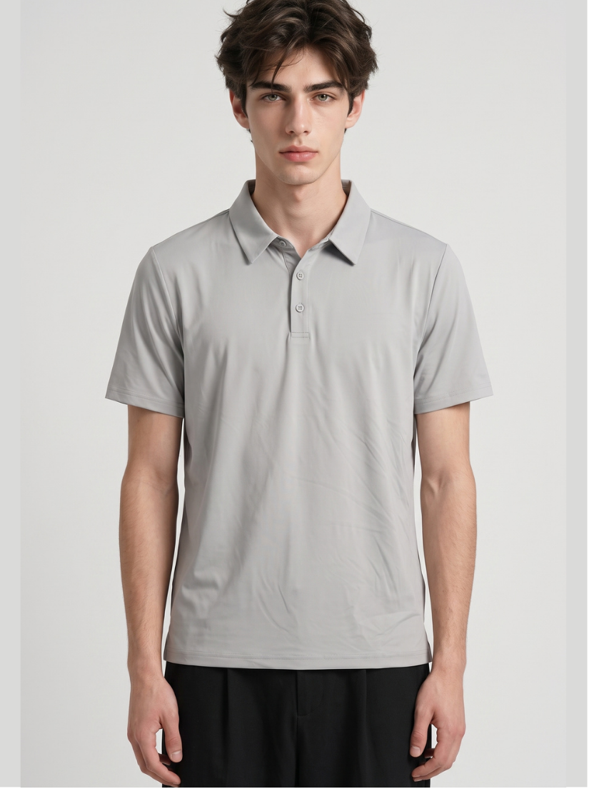 Grey - Men Performance Polo