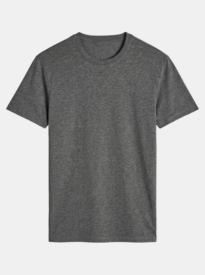 M001 Short Sleeve Classic Fit Cotton Tee - Gray