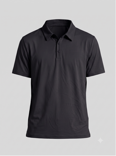 Black - Men Performance Polo