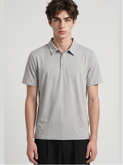 Grey - Men Performance Polo