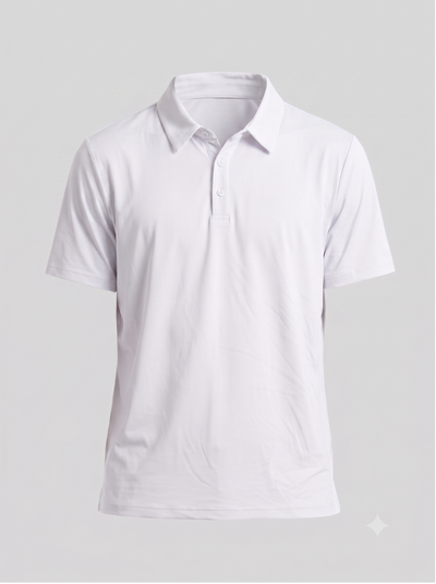 White - Men Performance Polo