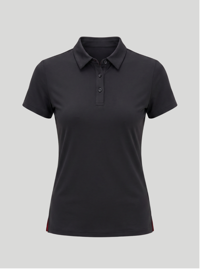 Black - Women Performance Polo